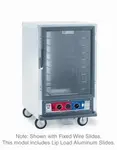 Metro C515-CFC-L Half Height Aluminum Proofer Cabinet, Mobile, Half-Height