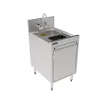 Perlick TSF18DS-TR TSF Series Underbar Storage Cabinet Sink Unit