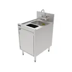 Perlick TSF18DS-TR TSF Series Underbar Storage Cabinet Sink Unit