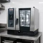 Rational ICC 6-HALF NG 120V 1 PH (LM200BG) Half Size Natural Gas Combi Oven with Dials / Buttons Controls -