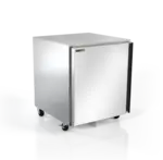 Silver King SKR27A-ESUS2 27.00'' 1 Section Undercounter Refrigerator with 1 Left Hinged Solid Door and Side / Rear Breathing Compressor