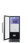 Summit Commercial BIM44G 14.50" Ice Maker With Bin, Cube-Style - 50-100 lbs/24 Hr Ice Production, Air-Cooled