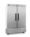 Traulsen CLBM-49F-HS-RR 55.75'' Bottom Mounted 2 Section Solid Door Reach-In Freezer