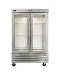 Traulsen CLBM-49R-FG-LR 55.75'' Bottom Mounted 2 Section Door Reach-In Refrigerator