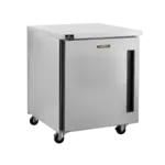 Traulsen CLUC-27R-SD-R 27.50'' 1 Section Undercounter Refrigerator with 1 Right Hinged Solid Door and Side / Rear Breathing Compressor