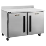 Traulsen CLUC-48F-SD-WTLL 48.25'' 2 Door Worktop Freezer with Side / Rear Breathing Compressor - 13.28 cu. ft.