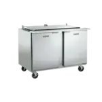 Traulsen UST279-R-SB 27'' 1 Door Counter Height Refrigerated Sandwich / Salad Prep Table with Mega Top