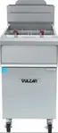 Vulcan 1VHG70A Gas Floor Model Full Pot Fryer with Controls -